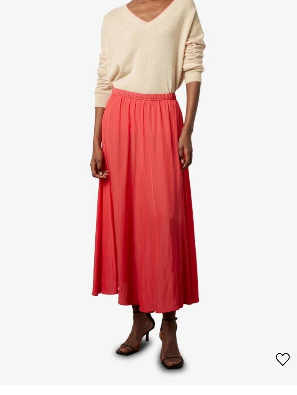 Gerard Darel Paris Denisa Midi Skirt Sz 42 US L/XL